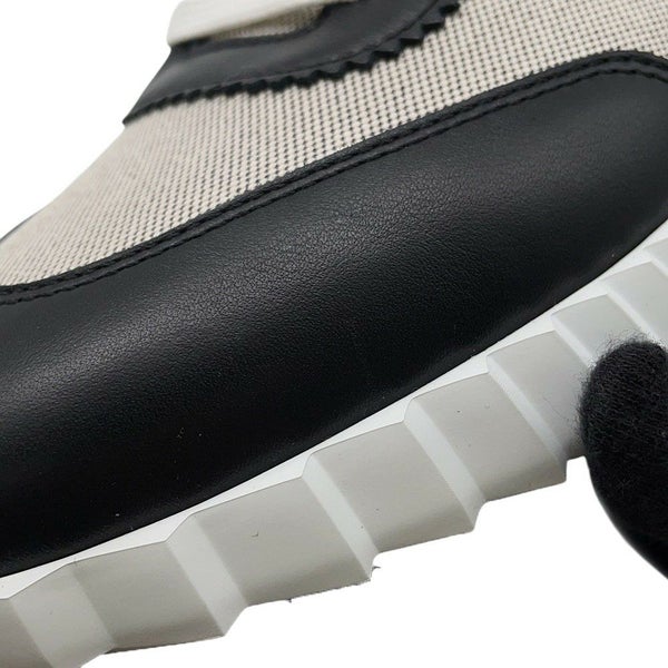 エルメス スニーカー バウンシング トワルアッシュ カーフレザー メンズ42 HERMES  靴