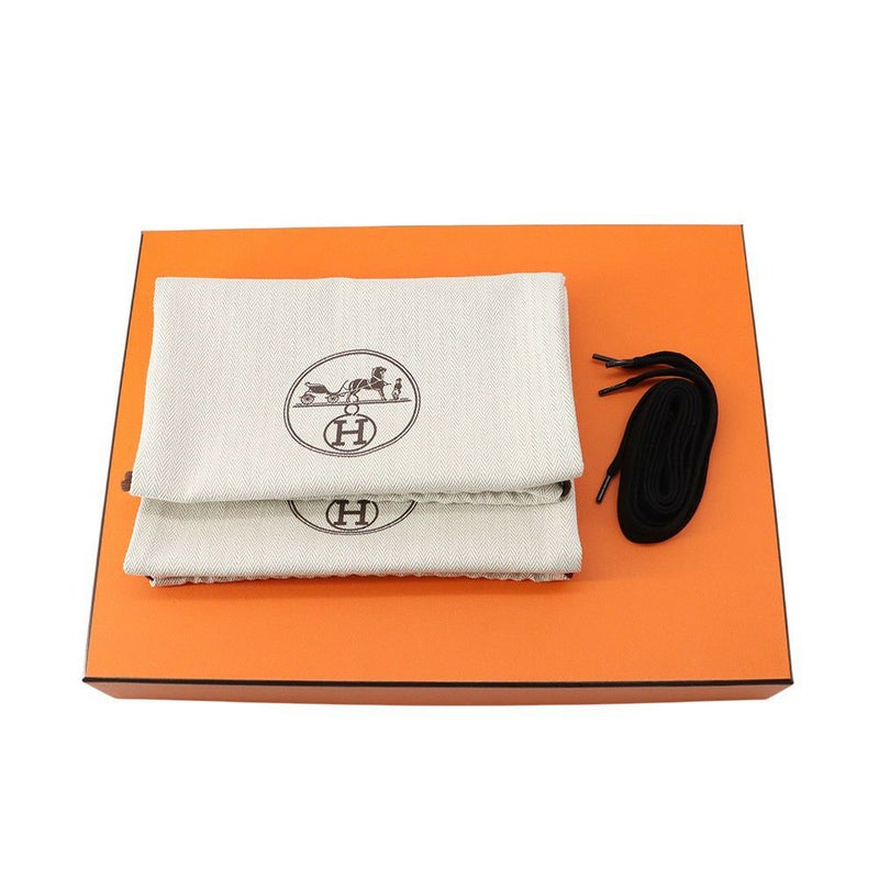 エルメス スニーカー バウンシング トワルアッシュ カーフレザー メンズ42 HERMES  靴