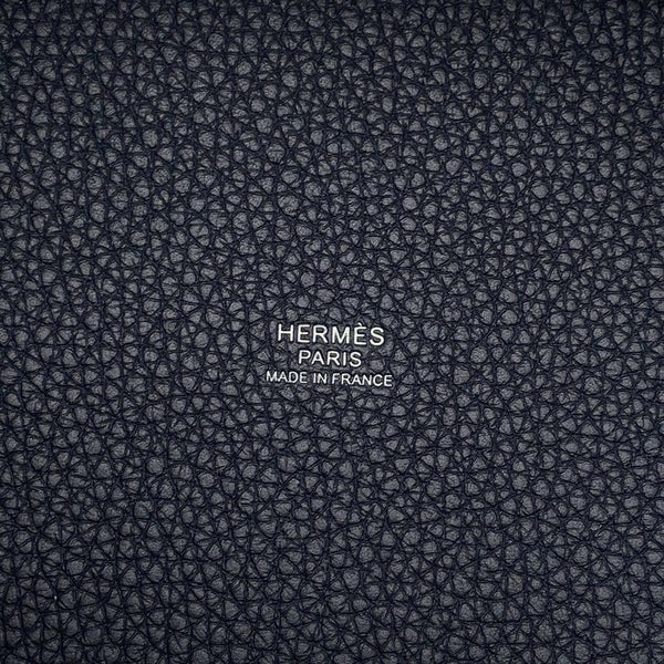 エルメス ハンドバッグ ピコタンロックPM ブルーニュイ/シルバー金具 トリヨンクレマンス K刻印