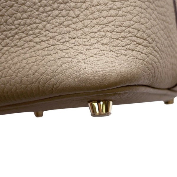 エルメス ハンドバッグ ピコタンロックPM ベージュマルファ/ゴールド金具 トリヨンクレマンス W刻印