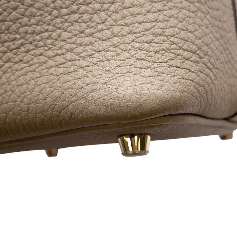 エルメス ハンドバッグ ピコタンロックPM ベージュマルファ/ゴールド金具 トリヨンクレマンス W刻印