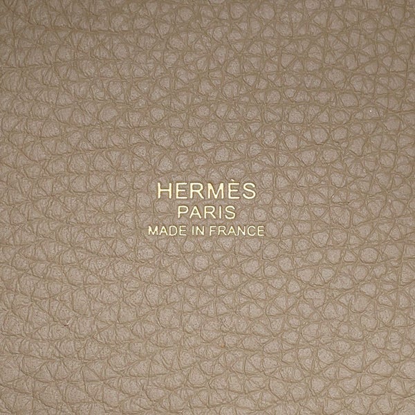 エルメス ハンドバッグ ピコタンロックPM ベージュマルファ/ゴールド金具 トリヨンクレマンス W刻印