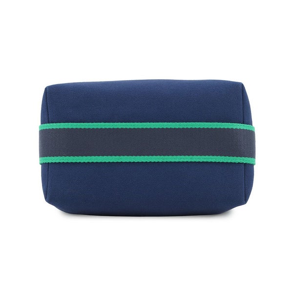 エルメス ポーチ ブリッド・ア・ブラックPM マリン/シルバー金具 キャンバス HERMES 小物入れ