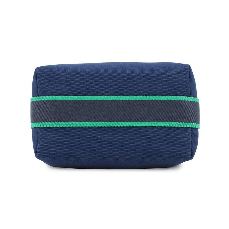 エルメス ポーチ ブリッド・ア・ブラックPM マリン/シルバー金具 キャンバス HERMES 小物入れ