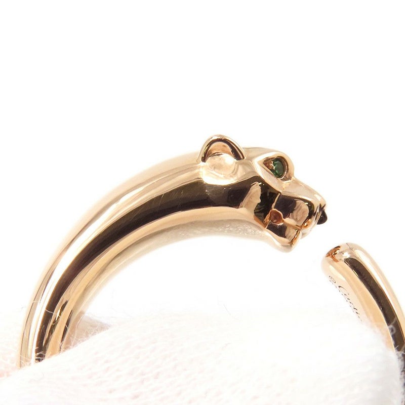 カルティエ リング パンテール ドゥ カルティエ SM スモール オニキス/ツァボライトガーネット 2P K18PG サイズ56 B4230000