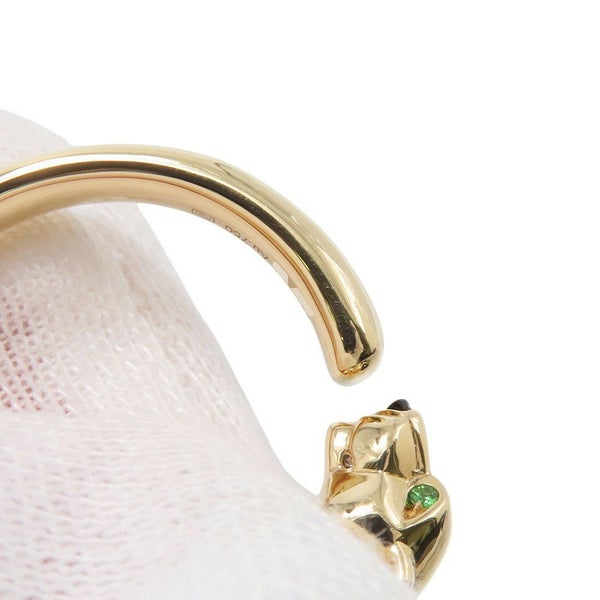 カルティエ リング パンテール ドゥ カルティエ SM スモール オニキス/ツァボライトガーネット 2P K18YG サイズ56 B4230100