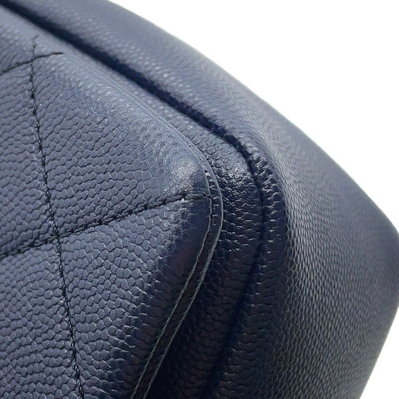 シャネル チェーンショルダーバッグ マトラッセ ココマーク キャビアスキン AS1977 CHANEL