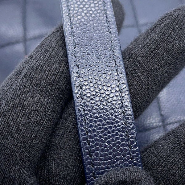 シャネル チェーンショルダーバッグ マトラッセ ココマーク キャビアスキン AS1977 CHANEL