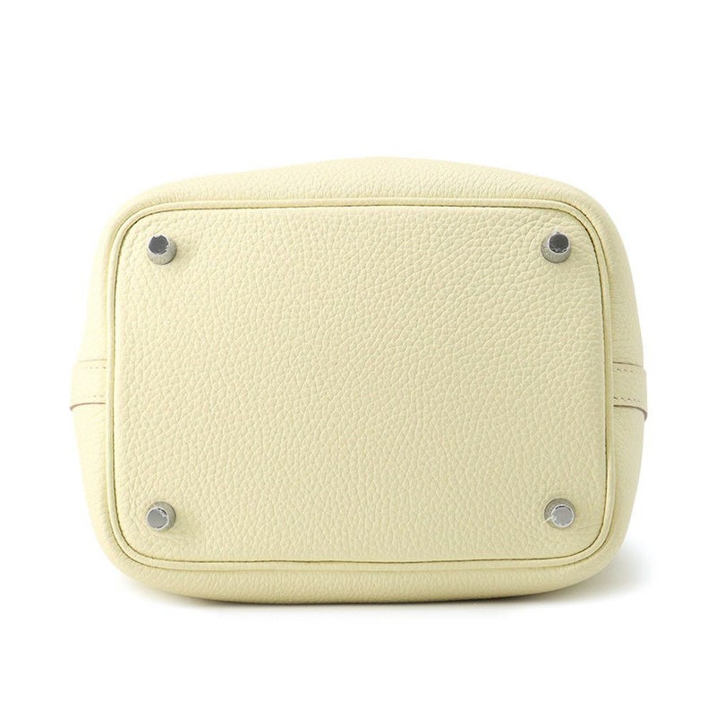 エルメス ピコタンロックPM エクラ ジョーヌミルトン/ヴェールヴェルティゴ/シルバー金具 トリヨンクレマンス B刻印