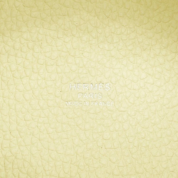 エルメス ピコタンロックPM エクラ ジョーヌミルトン/ヴェールヴェルティゴ/シルバー金具 トリヨンクレマンス B刻印