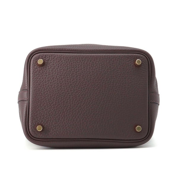 エルメス ハンドバッグ ピコタンロックPM エベンヌ/ゴールド金具 トリヨンクレマンス W刻印