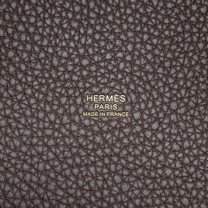 エルメス ハンドバッグ ピコタンロックPM エベンヌ/ゴールド金具 トリヨンクレマンス W刻印