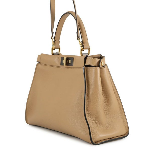 フェンディ ハンドバッグ ピーカブー レギュラー レザー 8BN290 FENDI 2way ショルダー