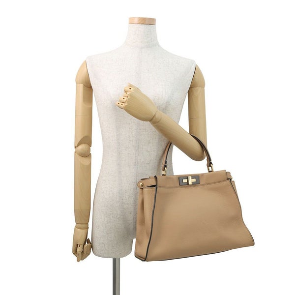 フェンディ ハンドバッグ ピーカブー レギュラー レザー 8BN290 FENDI 2way ショルダー