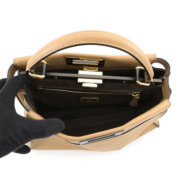 フェンディ ハンドバッグ ピーカブー レギュラー レザー 8BN290 FENDI 2way ショルダー