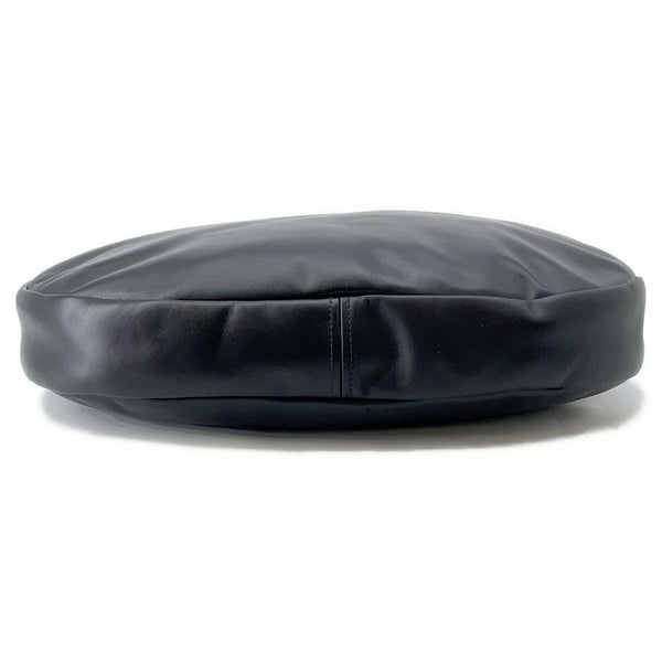 ミュウミュウ ショルダーバッグ ホーボーバッグ レザー 5BC155 MIUMIU 黒 ワンショルダー