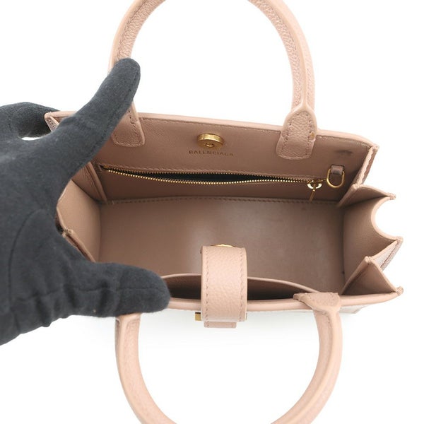 バレンシアガ ハンドバッグ アワーグラス レザー 640345 BALENCIAGA 2wayショルダーバッグ