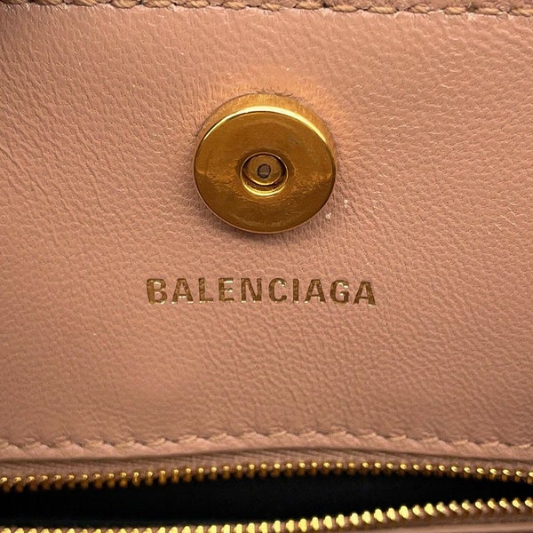 バレンシアガ ハンドバッグ アワーグラス レザー 640345 BALENCIAGA 2wayショルダーバッグ