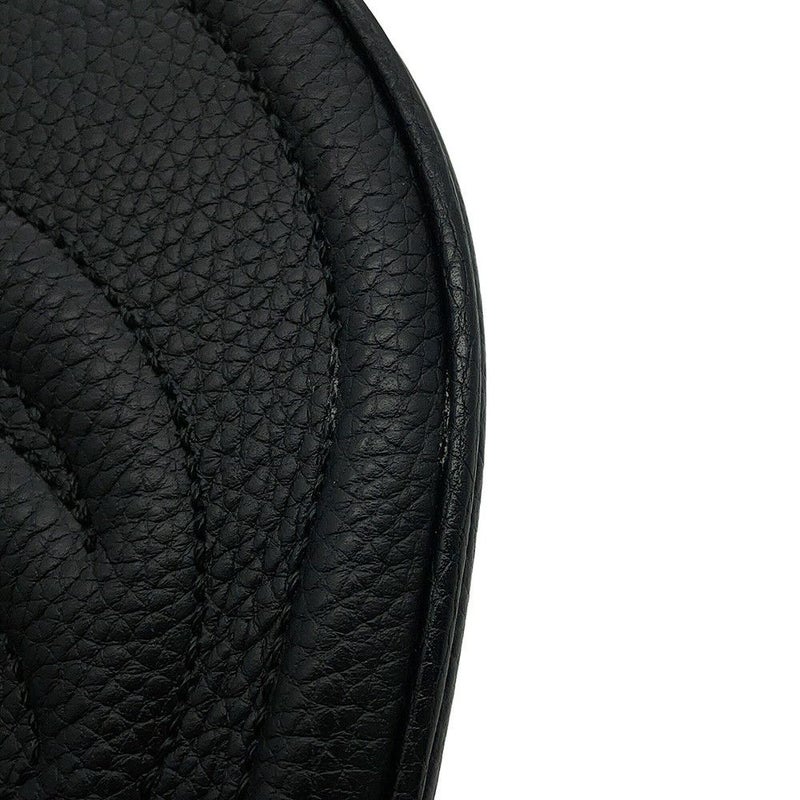 グッチ ショルダーバッグ ソーホー インターロッキングG レザー 747779 GUCCI アウトレット品 タッセル 黒