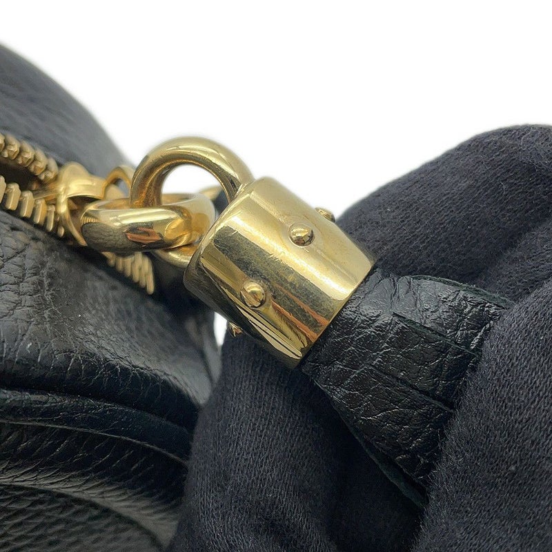 グッチ ショルダーバッグ ソーホー インターロッキングG レザー 747779 GUCCI アウトレット品 タッセル 黒