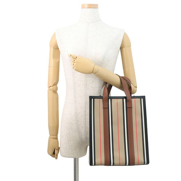 バーバリー トートバッグ アイコンストライプ PVC 8078433 BURBERRY 2way