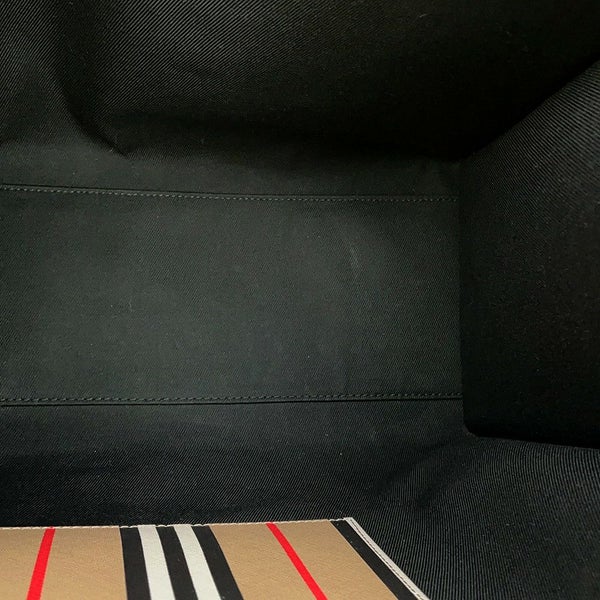 バーバリー トートバッグ アイコンストライプ ブックトート PVC 80730571 BURBERRY