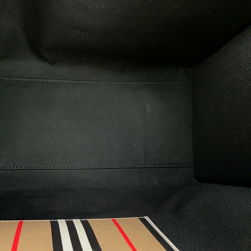 バーバリー トートバッグ アイコンストライプ ブックトート PVC 80730571 BURBERRY