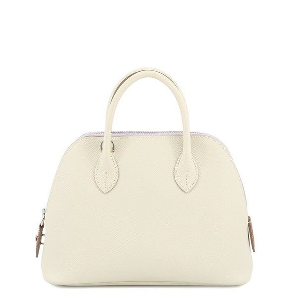 エルメス ボリード1923 25 トリコロール クレ/モーヴペール/ゴールド/シルバー金具 エプソン B刻印 2wayショルダー