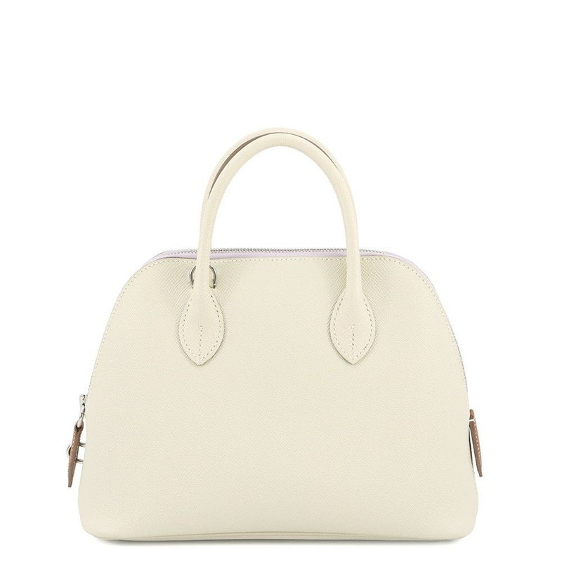 エルメス ボリード1923 25 トリコロール クレ/モーヴペール/ゴールド/シルバー金具 エプソン B刻印 2wayショルダー