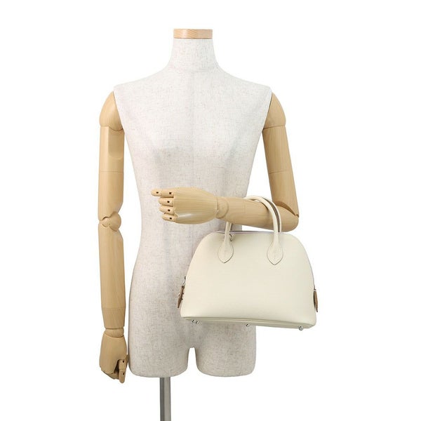 エルメス ボリード1923 25 トリコロール クレ/モーヴペール/ゴールド/シルバー金具 エプソン B刻印 2wayショルダー