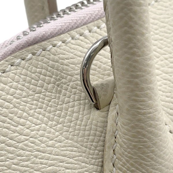 エルメス ボリード1923 25 トリコロール クレ/モーヴペール/ゴールド/シルバー金具 エプソン B刻印 2wayショルダー