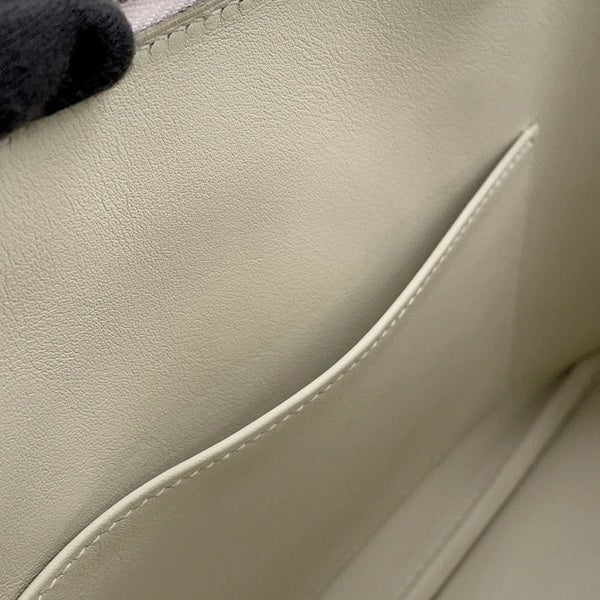 エルメス ボリード1923 25 トリコロール クレ/モーヴペール/ゴールド/シルバー金具 エプソン B刻印 2wayショルダー