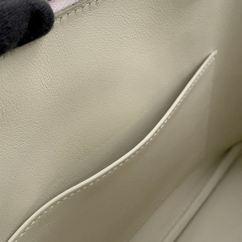 エルメス ボリード1923 25 トリコロール クレ/モーヴペール/ゴールド/シルバー金具 エプソン B刻印 2wayショルダー