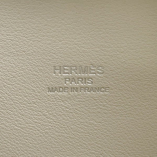 エルメス ボリード1923 25 トリコロール クレ/モーヴペール/ゴールド/シルバー金具 エプソン B刻印 2wayショルダー