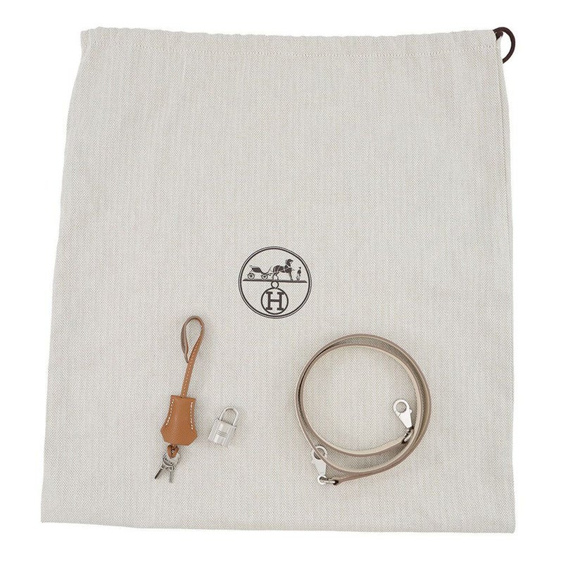 エルメス ボリード1923 25 トリコロール クレ/モーヴペール/ゴールド/シルバー金具 エプソン B刻印 2wayショルダー