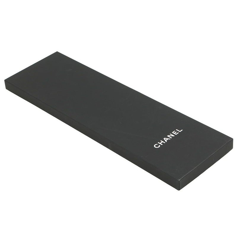 シャネル スカーフ ココマーク ロゴ シルク CHANEL 黒 白