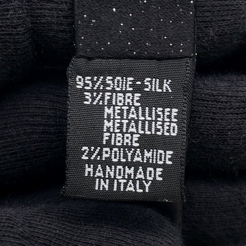 シャネル 蝶ネクタイ ココマーク リボン シルク CHANEL タイ 黒