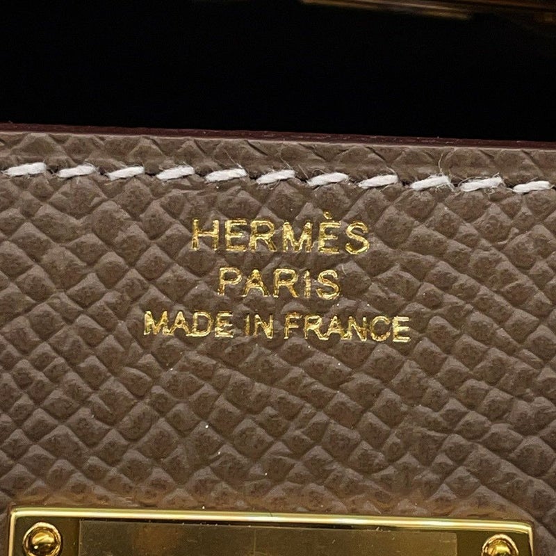 エルメス ケリーウォレット ロング トゥーゴー エトゥープ/ゴールド金具 エプソン K刻印 財布