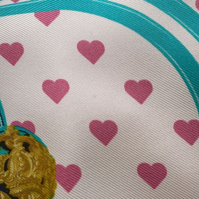 エルメス スカーフ カレ45 ブリッド・ドゥ・ガラ・ラヴ Brides de Gala love HERMES シルク ハート 2017年秋冬