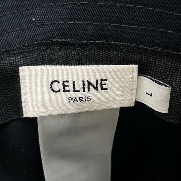 セリーヌ ハット トリオンフ バケットハット サイズL 2AUE5968P CELINE 帽子 黒