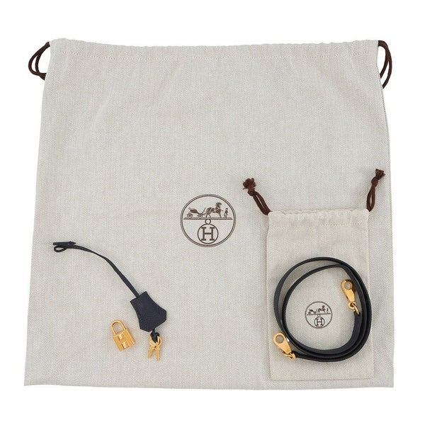 エルメス ハンドバッグ ケリー32 内縫い ブルーニュイ/ゴールド金具 トゴ D刻印 2wayショルダー