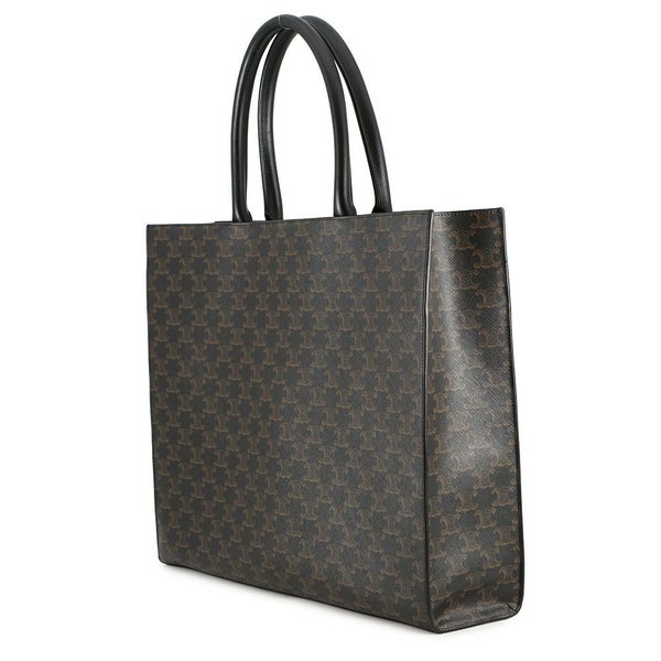 セリーヌ トートバッグ トリオンフ ホリゾンタルカバス PVC 197012 CELINE 黒