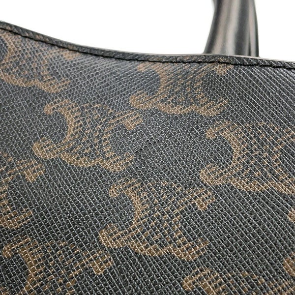 セリーヌ トートバッグ トリオンフ ホリゾンタルカバス PVC 197012 CELINE 黒