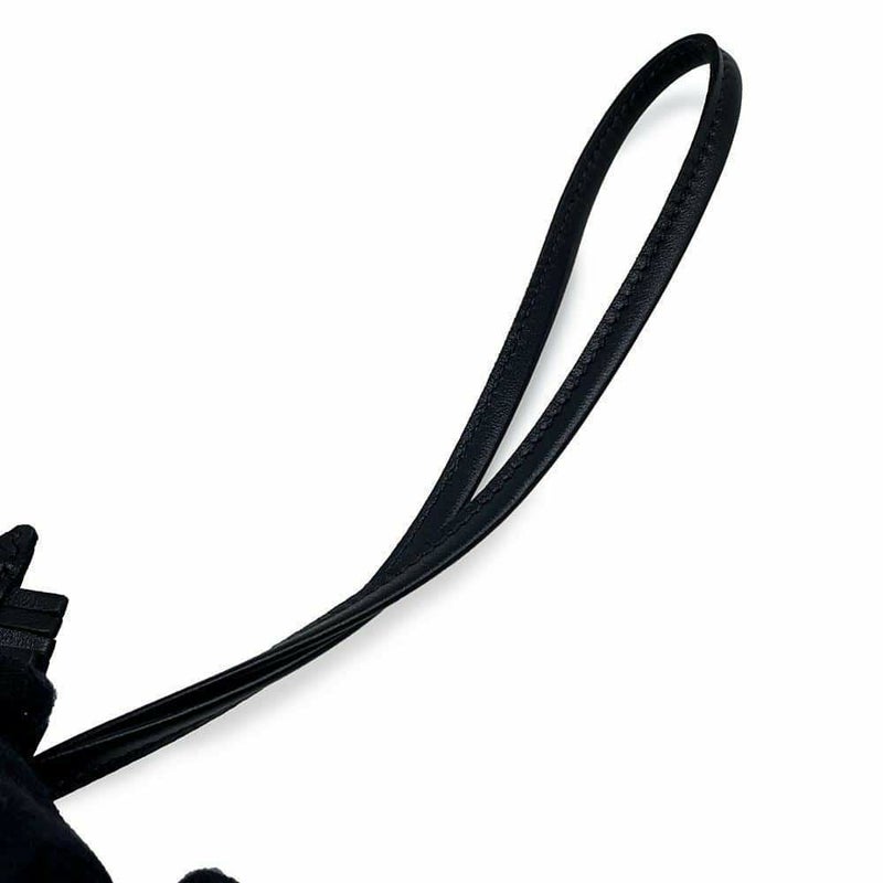 エルメス バッグチャーム ロデオ PM タッチ ブラック ラムスキン/アリゲータマット Z刻印 黒