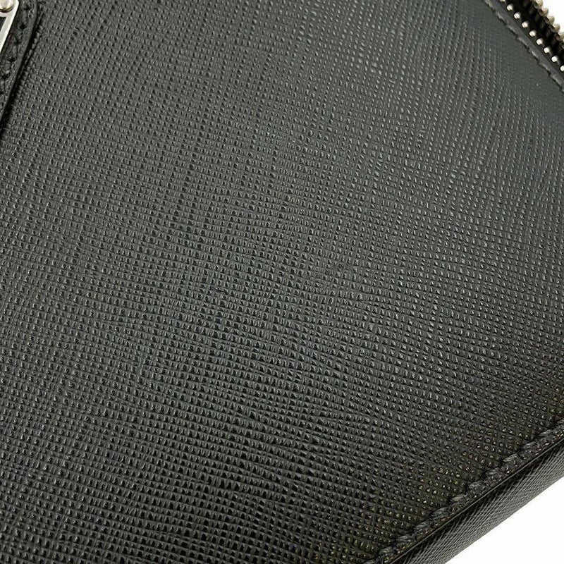 プラダ ショルダーバッグ トライアングルロゴ ブリック サフィアーノレザー 2VH070 PRADA 黒