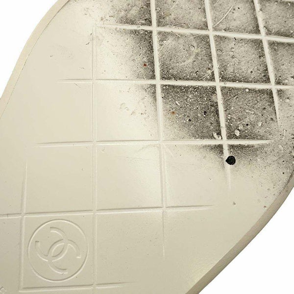 シャネル ローファー マトラッセ CCターンロック ラムスキン レディースサイズ35C G36646 CHANEL 靴 白