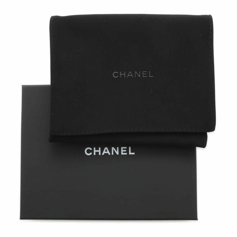 シャネル コインケース マトラッセ ココマーク ソフトキャビアスキン AP3179 フラグメント カードケース 黒