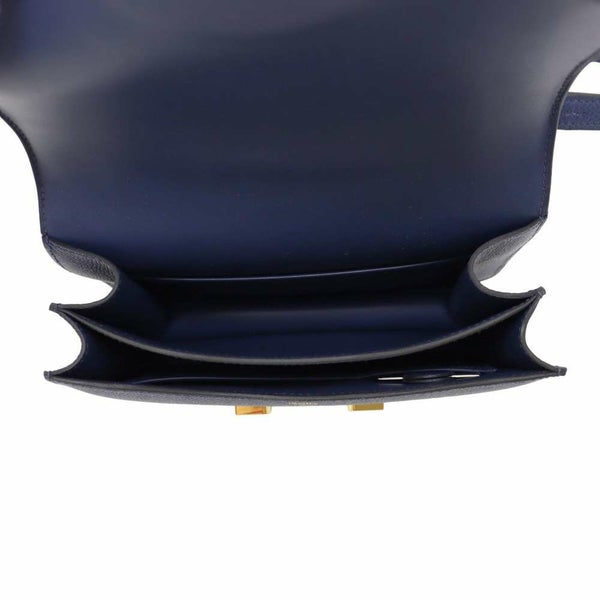 エルメス ミニ コンスタンス3 ミロワール ブルーネイビー/ゴールド金具 エプソン B刻印