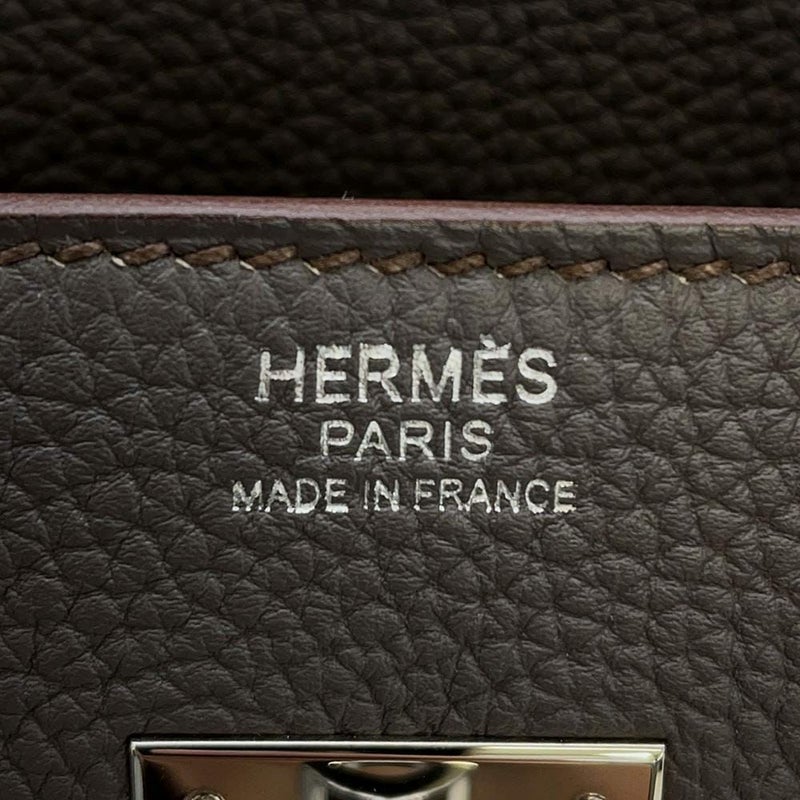 エルメス バーキン30 エタン/シルバー金具 トゴ T刻印 HERMES Birkin ハンドバッグ