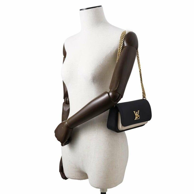 ルイヴィトン チェーンショルダーバッグ ロックミー テンダー レザー M58557 LOUIS VUITTON バッグ 2way ポシェット 黒